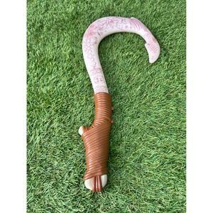 Disney Moana Maui Fish Hook Kids One Size White Excellent Light Up Sound Toy